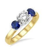 LuxRaOra XeAeOn 14K White Gold Diamond Ring