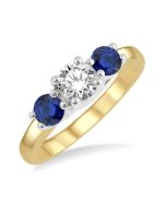 RaElXe OnLinZen 14K White Gold Diamond Ring