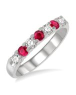 LoVelSol 14K White Gold Diamond Ring