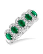 SolElIs OraLoTh 14K White Gold Diamond Ring