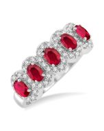 Solstice Mirage Meadow CaZenOra LuxRaAr 14K White Gold Diamond Ring