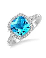 OraXe 14K White Gold Diamond Ring