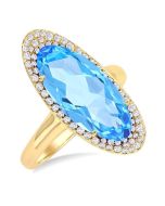 ThIsTh 14K Yellow Gold Diamond Ring