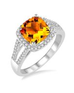 Sonata Velour 14K White Gold Diamond Ring