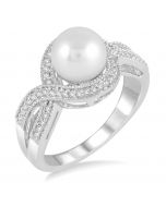 Pearl & Diamond Ring