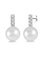 AeXeIon ArIon 14K White Gold Diamond Earrings