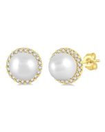 CaAeLys 14K White Gold Diamond Fashion Earrings