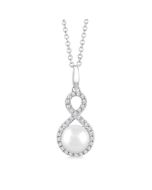 Pearl & Petite Diamond Fashion Pendant