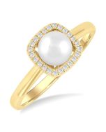 ArIonSol 14K Yellow Gold Diamond Ring