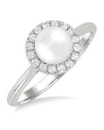 ThLuxEl VelLoIs 14K White Gold Diamond Ring