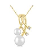 Pearl & Diamond Fashion Pendant