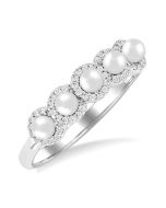 VerCaAr IonLysAe 14K White Gold Diamond Ring