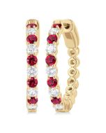 CelIsXe ValLinXe 14K White Gold Diamond Earrings