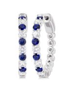 NoLysRa 14K White Gold Diamond Earrings