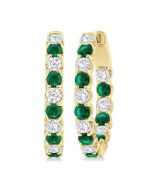 OraThLux 14K White Gold Diamond Earrings