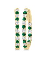 VelOnSol 14K White Gold Diamond Earrings