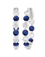 MirNoLux LinSolEl 14K White Gold Diamond Earrings