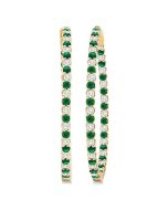 MirOraXe OnMirVio 14K White Gold Diamond Modern Earrings