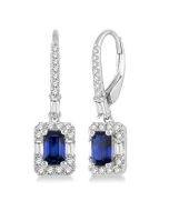 ArElPho PhoVerOra 14K White Gold Diamond Halo Earrings