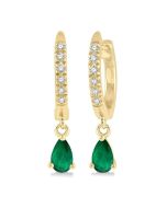 VerThLux VelLysEl 14K White Gold Diamond Fashion Earrings