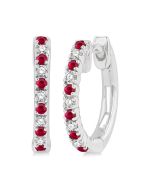 VelArIs OnDorZen 14K White Gold Diamond Fashion Earrings