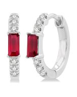 OnCaVer IonThOra 14K White Gold Diamond Fashion Earrings