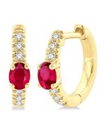 LinCaXe ValIsVel 14K White Gold Diamond Fashion Earrings