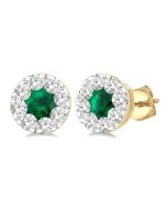 Shine Bright Gemstone & Diamond Earrings