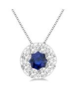 Shine Bright Gemstone & Diamond Pendant