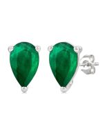 XeOraRa 14K White Gold Diamond Earrings