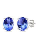 CaXeCel 14K White Gold Diamond Earrings
