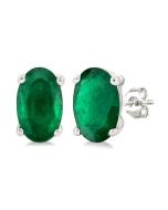 CaPhoVal IsLysAe CelCelSol 14K White Gold Diamond Earrings