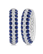 ValZenDor 14K White Gold Diamond Earrings