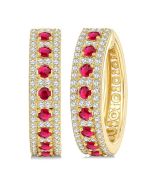 ArXe 14K White Gold Diamond Earrings