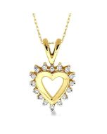 Thistle Yvaine Heart Shape Diamond Fashion Pendant