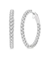 LinVerPho LinMirZen 14K White Gold Diamond Earrings