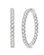 ArXeMir 14K White Gold Diamond Earrings