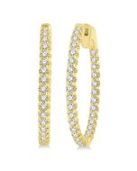 ValLin ArIs 14K White Gold Diamond Earrings