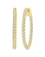 ValLoCel ZenOnTh 14K White Gold Diamond Earrings