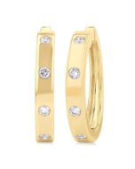 ArValDor NoOn 14K White Gold Diamond Fashion Earrings