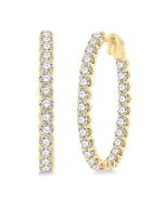 PhoCaCa ElRaCel 14K White Gold Diamond Anniversary Earrings