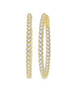 ValSolVal ArZenSol 14K White Gold Diamond Anniversary Earrings