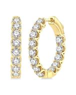 DorOraLux 14K White Gold Diamond Fashion Earrings