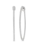 ZenRaLys 14K White Gold Diamond Earrings