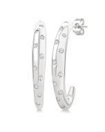 VioPhoAr 14K White Gold Diamond Fashion Earrings
