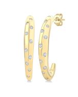 VelSolVel ValThVel 14K White Gold Diamond Fashion Earrings