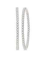 LoVer 14K White Gold Diamond Earrings