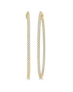 ZenVerVal 14K White Gold Diamond Earrings