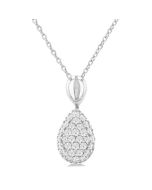 Aurora Couture Pave-Set Pear Shape Diamond Fashion Pendant