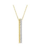 Tivoli Lyric Vertical Bar Diamond Pendant